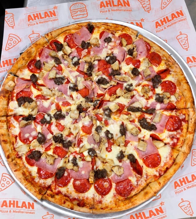 All Meat Pizza.