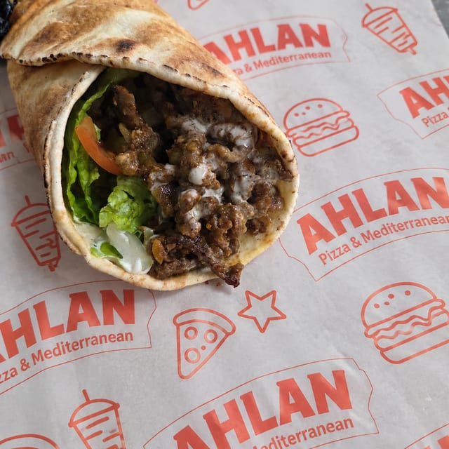 Beef Shawarma Wrap.