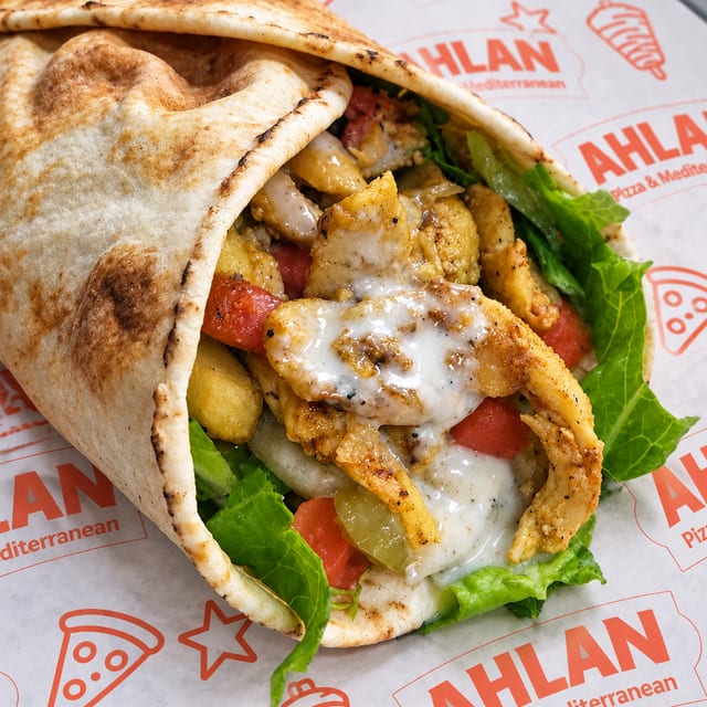 Chicken Shawarma Wrap.