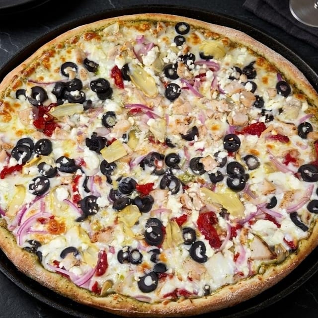 Greek Style Pizza.